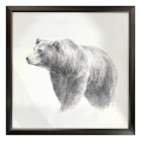 Ty Pennington Glass Framed Bear Wall Art, 26"