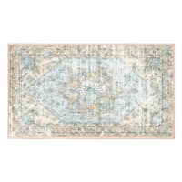 Empress Neutral Medallion Washable Tufted Accent Rug, 27x45
