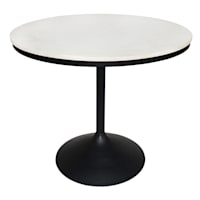 Crosby St. Mariana Marble Bistro Table, Black
