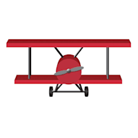 Tiny Dreamers Airplane Wall Shelf, 28x13