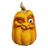 Grim Gardens Orange Emoji Pumpkin, 4.6"