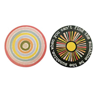 2-Pack Sunshine Rainbow Coasters