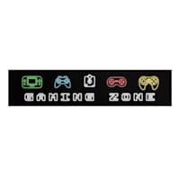 Gaming Zone High Gloss Canvas Wall Decor, 36x8