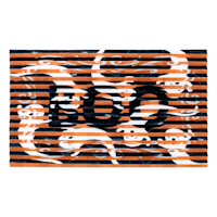 Two Way BOO Halloween Door Mat, 18x30