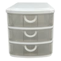 3-Drawer Mini Organizer, Black Pearl