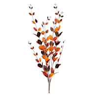 Brown Fall Leaves Bush, 24"