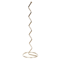 Zig Zag Satin Nickle Toilet Paper Holder