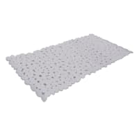 Rockie Clear Bath Mat, 13x28