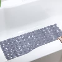 Rockie Grey Bath Mat, 13x28
