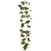 Willow Crossley Green Hops Garland, 72"