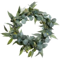 Willow Crossley Eucalyptus & Thistle Wreath, 24"