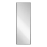 Grey Wash Thin Framed Leaner Mirror, 24x70