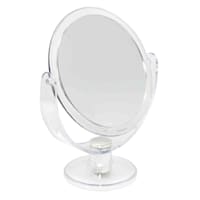 2 Sided Mirror Round 2X Magnification Clear