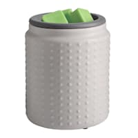 Grey Hobnail Flip Dish Fragrance Wax Warmer
