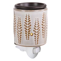 Wheat Ivory Flip Dish Plug-In Fragrance Wax Warmer