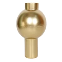 Crosby St. Gold Metal Vase, 14"