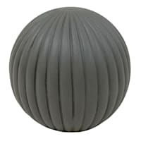 Crosby St. Brown Ceramic Orb, 4.8"