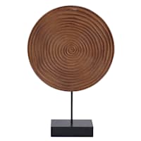 Crosby St. Wood Disk Tabletop Decor, 12"
