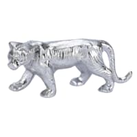 Silver Tiger Figurine, 9"