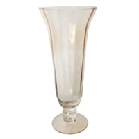 Willow Crossley Brown Glass Vase, 12"