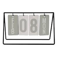 Metal Tabletop Calendar, 10x6