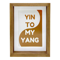 Yin To My Yang Sign, 6x8