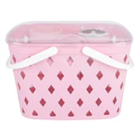5pc Bath Accessories Chalk Pink