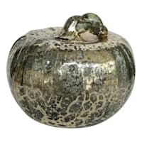 Providence Metallic Silver Pumpkin, 6"