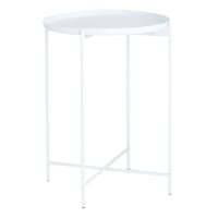 Tate Tray Side Table, White