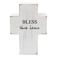 Bless This Home Cross, 3x4