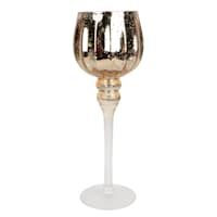 Providence Mercury Glass Votive Holder, 13.8"