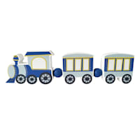 Tiny Dreamers Blue Train Tabletop Decor, 12"