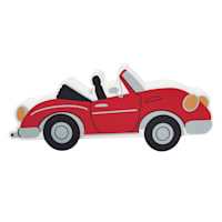 Tiny Dreamers Red Car Tabletop Decor, 3x7