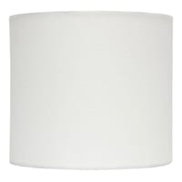 White Drum Small Table Lamp Shade, 9x9x8