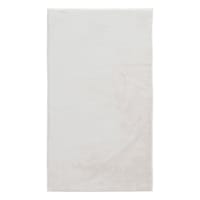 Bliss Silver Faux Rabbit Fur Washable Accent Rug, 2x4