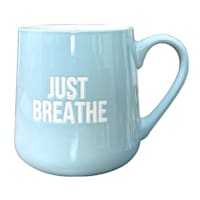 Just Breathe Blue Mug, 20oz