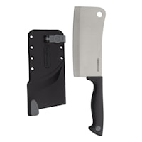 Farberware Edgekeeper Cleaver Knife with Self-Sharpening Sleeve - Black, 6  in - Food 4 Less