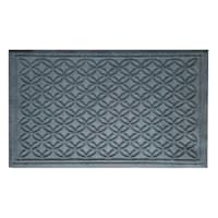 Bluestone Textured Rubber Doormat, 24x36