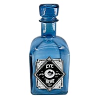 Blue Glass Halloween Potion Bottle, 7.6"
