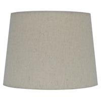 Oatmeal Tapered Drum Small Table Lamp Shade, 10x12x9