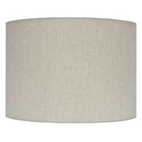 Oatmeal Drum Medium Table Lamp Shade, 14x14x10