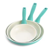 GreenPan 3-Pack Rio Frying Pan Set, Turquoise