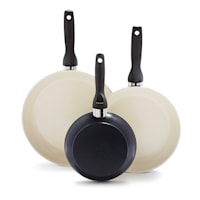 GreenPan 3-Pack Rio Frying Pan Set, Black