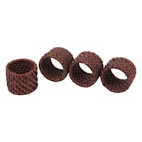 Set of 4 Rattan Napkin Rings