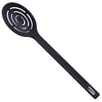 Black Nylon Slotted Serving Spoon