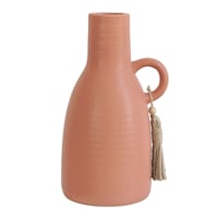 Honeybloom Pink Ceramic Vase, 9"