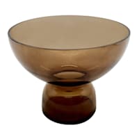 Crosby St. Brown Glass Bowl, 8x6