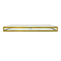 Honeybloom Glass Decorative Box, 12"