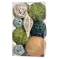 Providence Blue & Green Dried Filler Orbs
