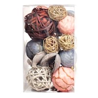 Honeybloom Pink Red Dried Filler Orbs